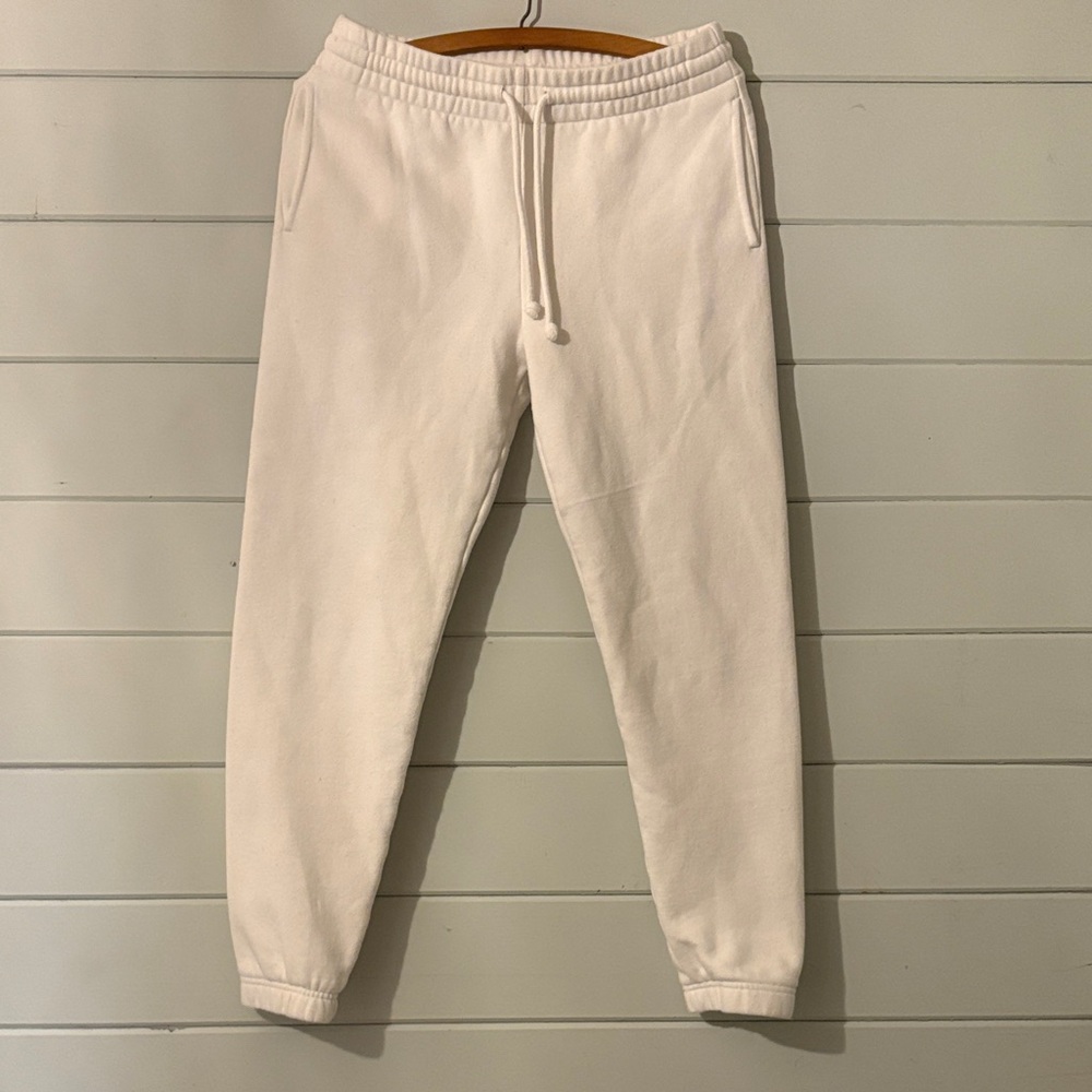 White TNA CozyAF Sweatpants